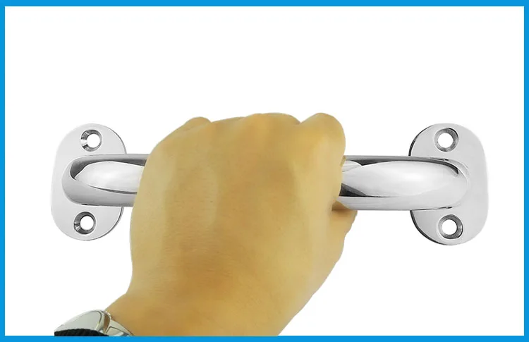 

300mm Marine Grade 316 Stainless Steel Grab Handle Door Handrail Grip Rail Grab Bar Handle Boat Hatch Yacht Marine Bathroom