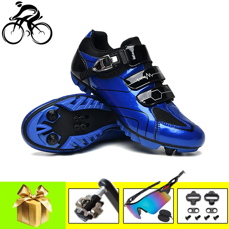 

Cycling Shoes Mtb Men Women Breathable Self-locking Sapatilha Ciclismo SPD Pedals Add Sunglasses Outdoor Racing Bicycle Sneakers