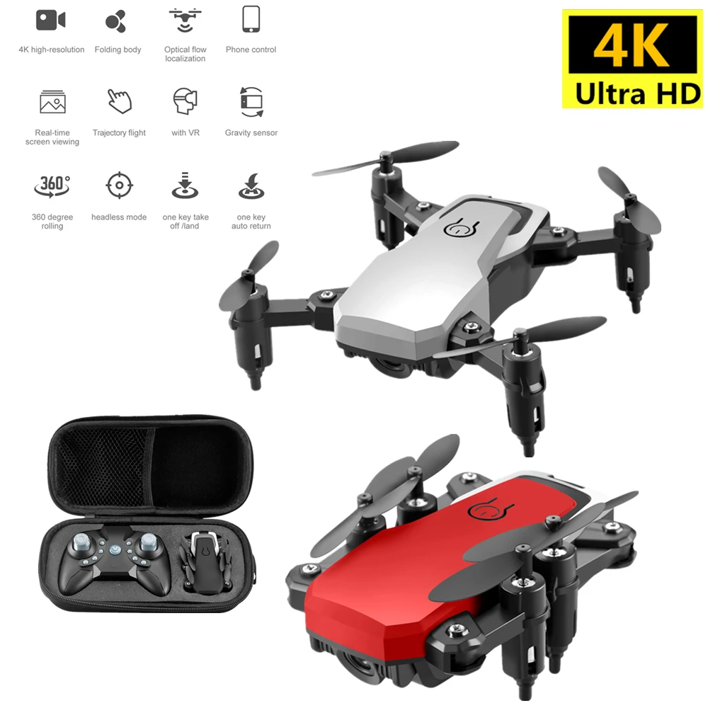 Новый мини Дрон с 4K HD камерой складные дроны возврат одной кнопкой FPV Quadcopter Follow Me RC