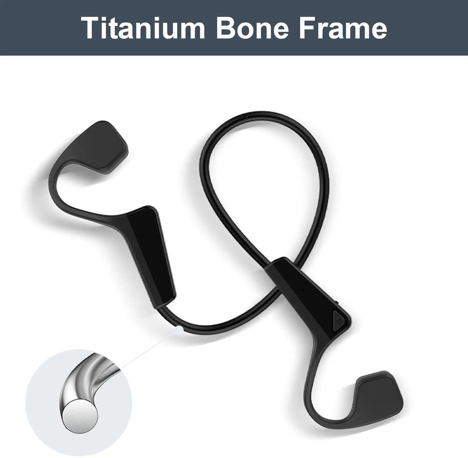 Wireless bone conduction earphone Bluetooth 5.0 open headphones waterproof noise reduction sports headset for Android IOS