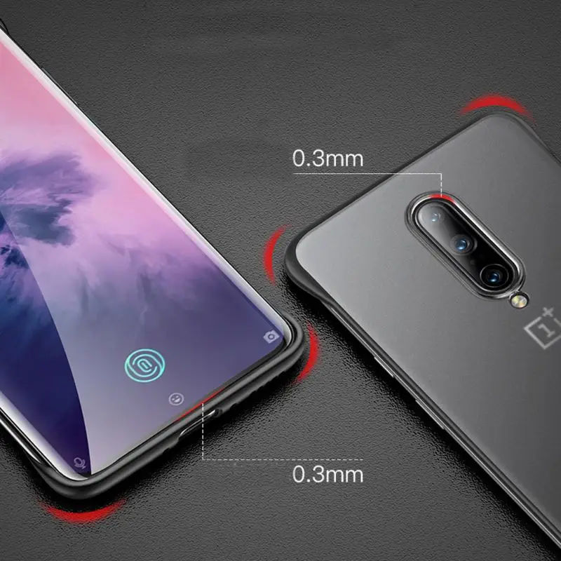 Бескаркасный чехол для Oneplus 7 Pro чехол Ультратонкий матовый PC ударопрочный чехол для One plus 7 Oneplus 7Pro чехол