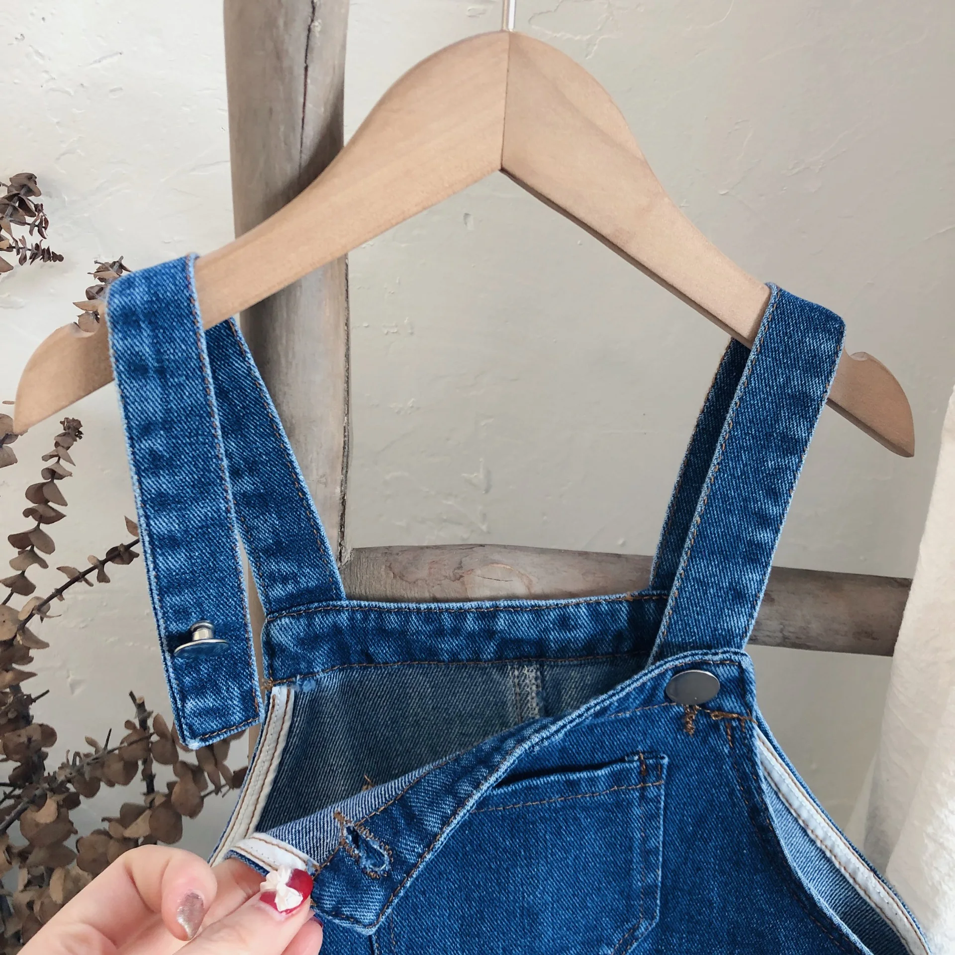 Весна 2021 Новое поступление джинсовое платье на бретельках для девочек в западном