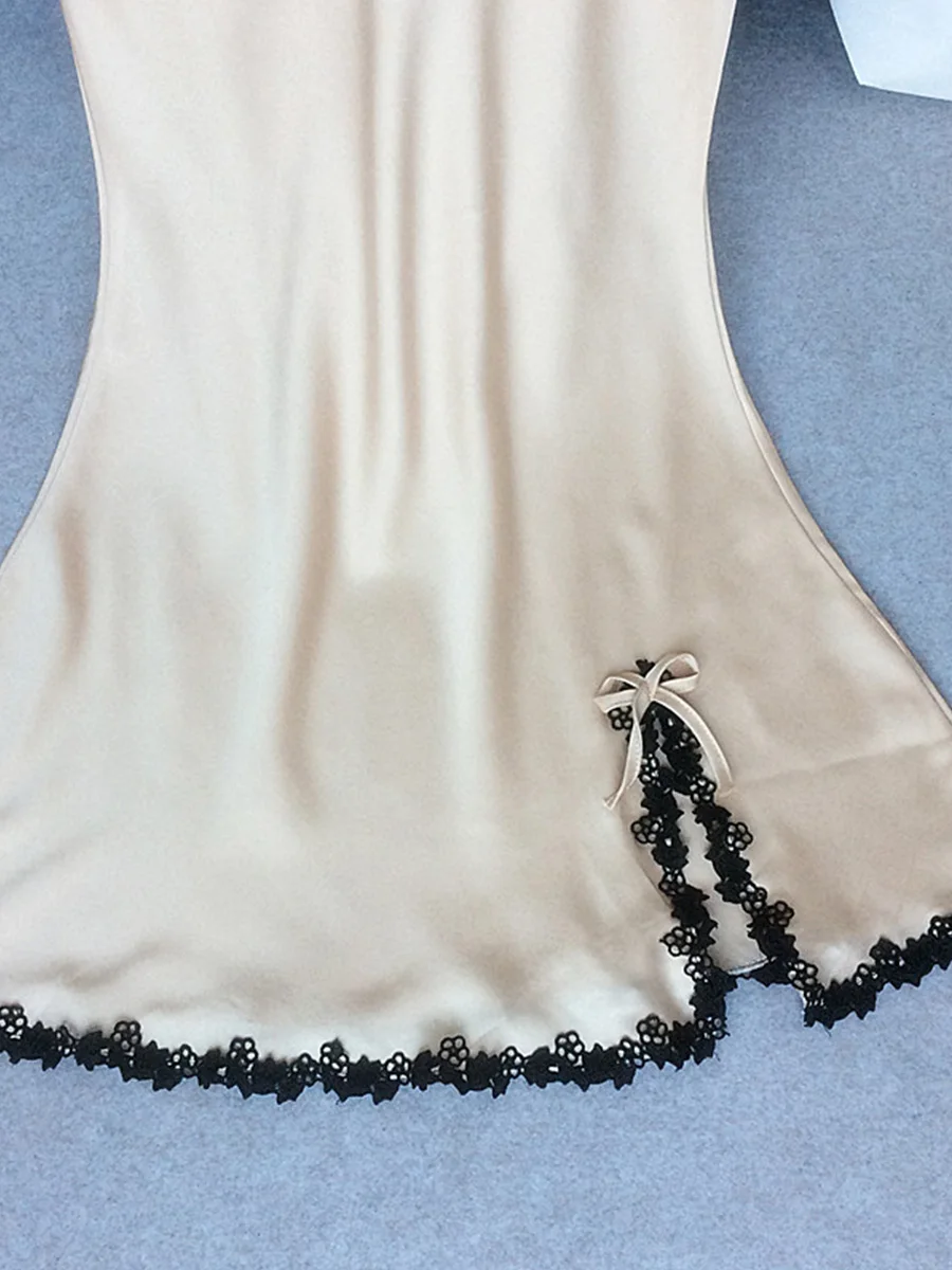 

Sale Sexy Lace Ladies Strap Nightdress Robe Two-piece Suit Pajamas Loungewear Home Wear Dress Soft Lady Korean Janpan Sleepwear