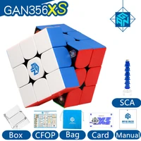 gan 356 xs 3x3x3 magnetic magic cube gan356 xs speed cube professional magnets puzzle gan cubes toys for children gan356xs x s