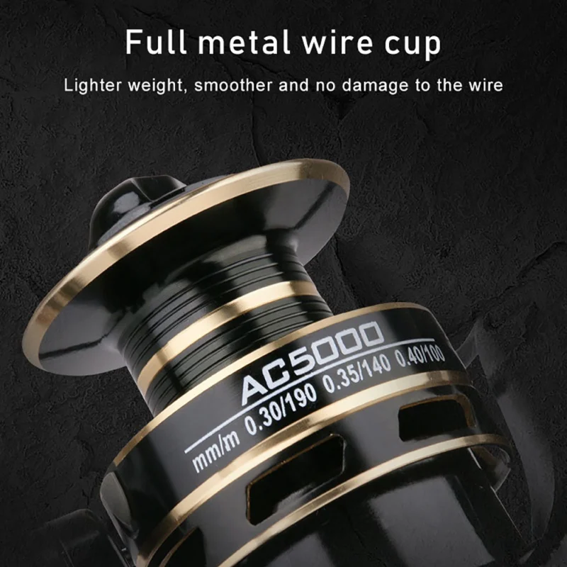 

Wooden Folding Handle Rocker Fishing Reel All Metal Spool Spinning Reel Stainless Steel Handle Line Spool Fishing Accessories