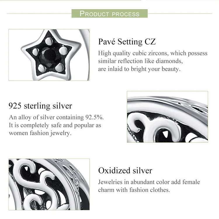 FURUYA, 925 пробы, серебряные подвески, подходят к оригинальному браслету Pandora, ожерелья, секретная планета, луна, звезда, кулон, синее имя, ювелирные изделия
