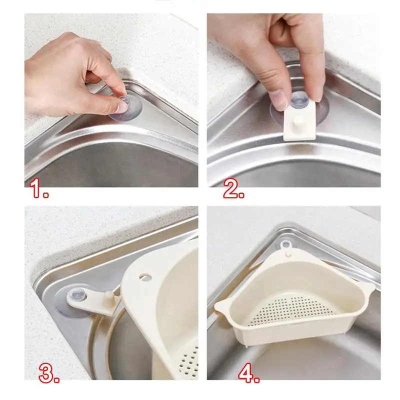 

Multifunctional storage rack kitchen sink storage rack High Quality Kitchen rack Organizer drain Plastic L3D8