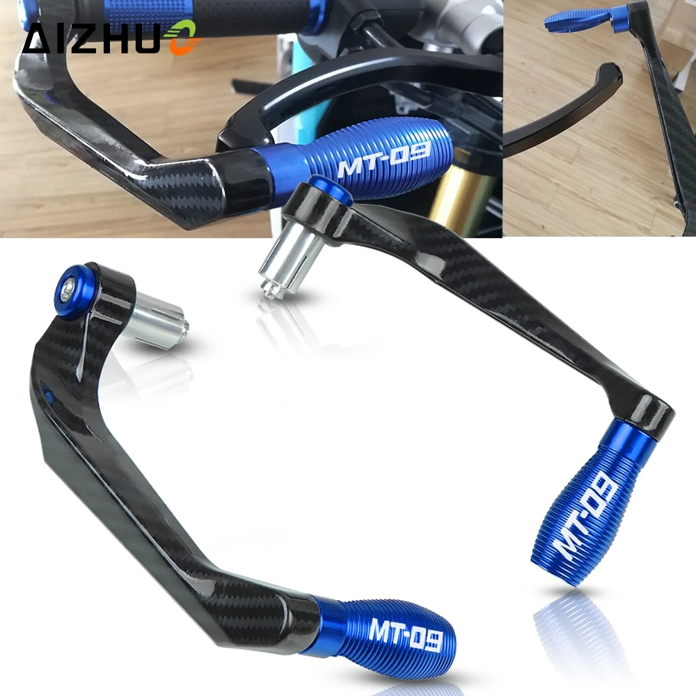

Для YAMAHA MT09 MT-09 MT09 трассировщик 2014 2015 2016 Мотоциклетные аксессуары рукоятка на руль Защитный Рычаг тормоза и сцепления защита