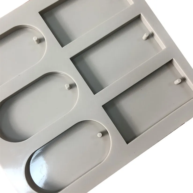 Прямоугольная овальная силиконовая форма сделай сам для ароматерапии гипса мыла