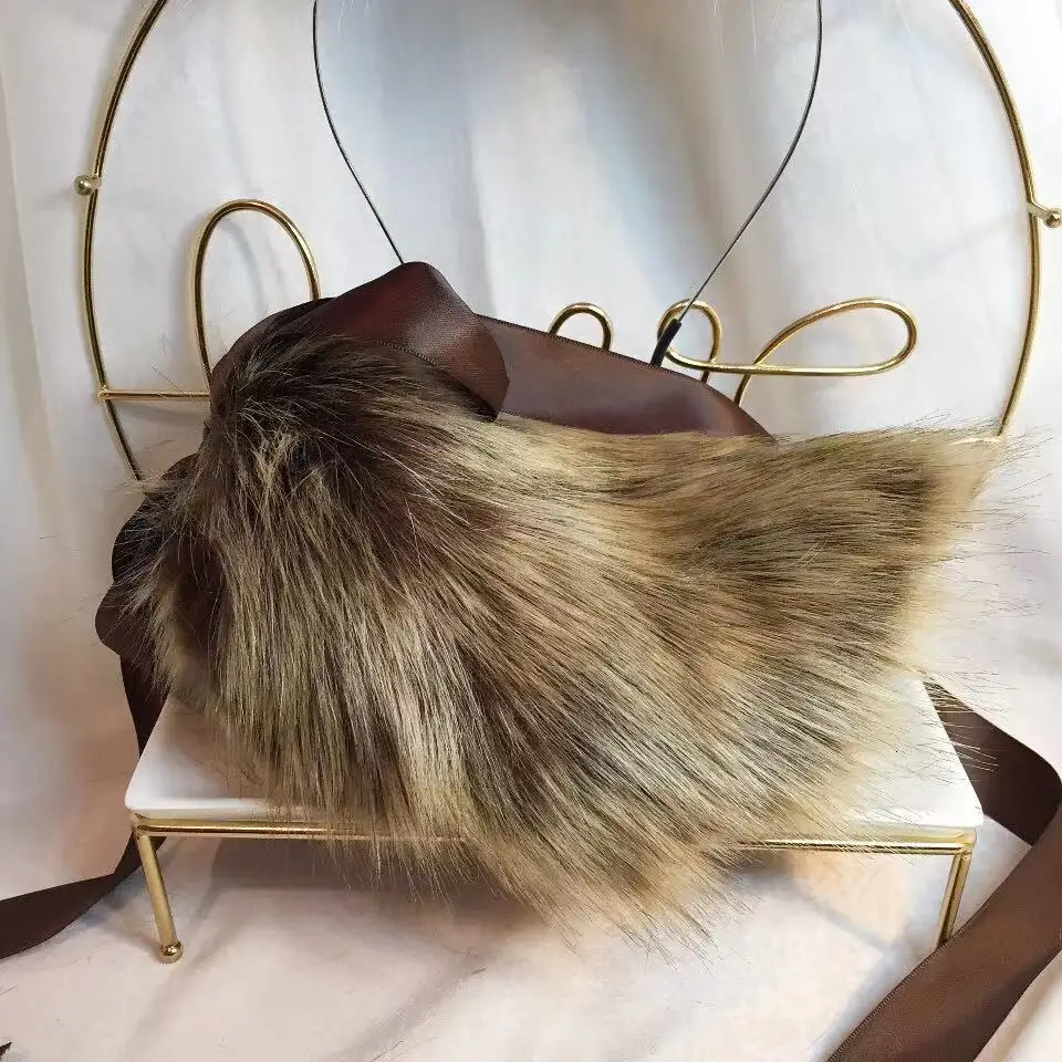 Новинка обруч для волос MMGG в виде шоколадных кроличьих ушек стиле зверя головной