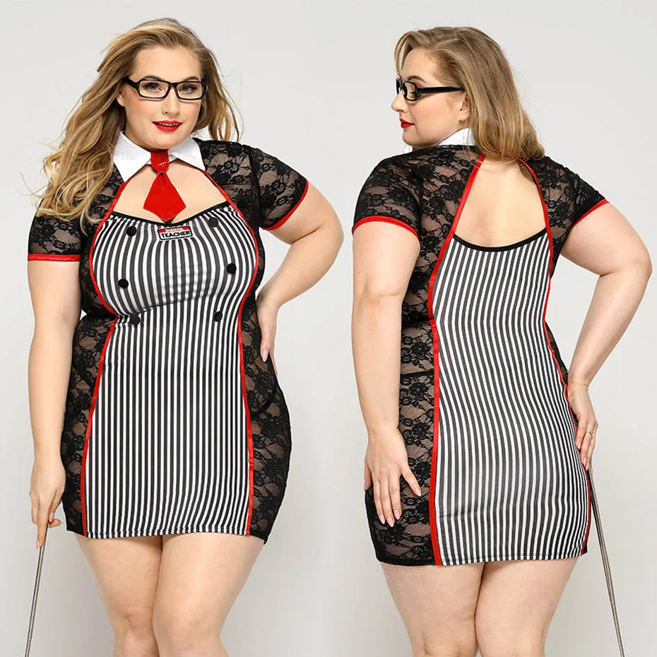 

JSY Sexy Cosplay Lingerie Set Plus Size School Uniform Dress Underwear Erotic Lingerie Porno Costumes Sexy Role Play Outfits