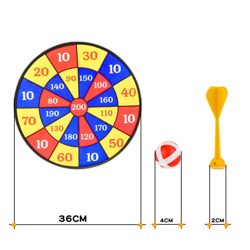 

Funny Party Darts Games Fabric Plate Set Sport Double Target Dart Dartboard Boards Toys For Children Adult Cave Games Soft Paper