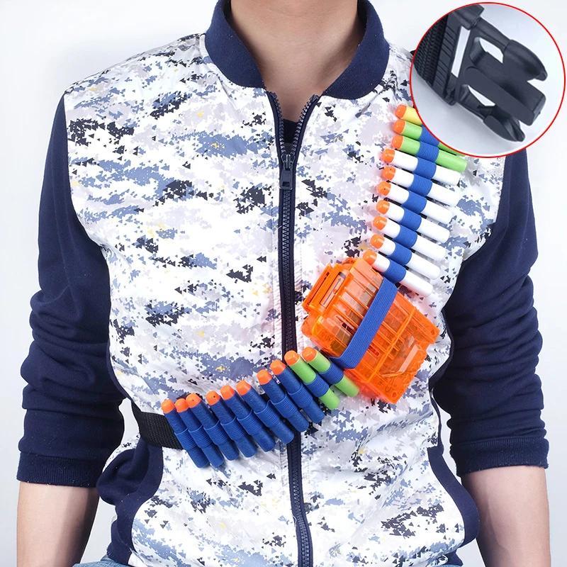 Мягкие пули плечевой ремень клип Зарядное устройство хранение боеприпасов для