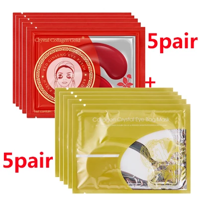 30шт=15 пар, Высокое качество, Gold Crystal коллагеновая маска для глаз, Горячая распродажа, повязки для глаз - Цвет: 10Pair Style 13