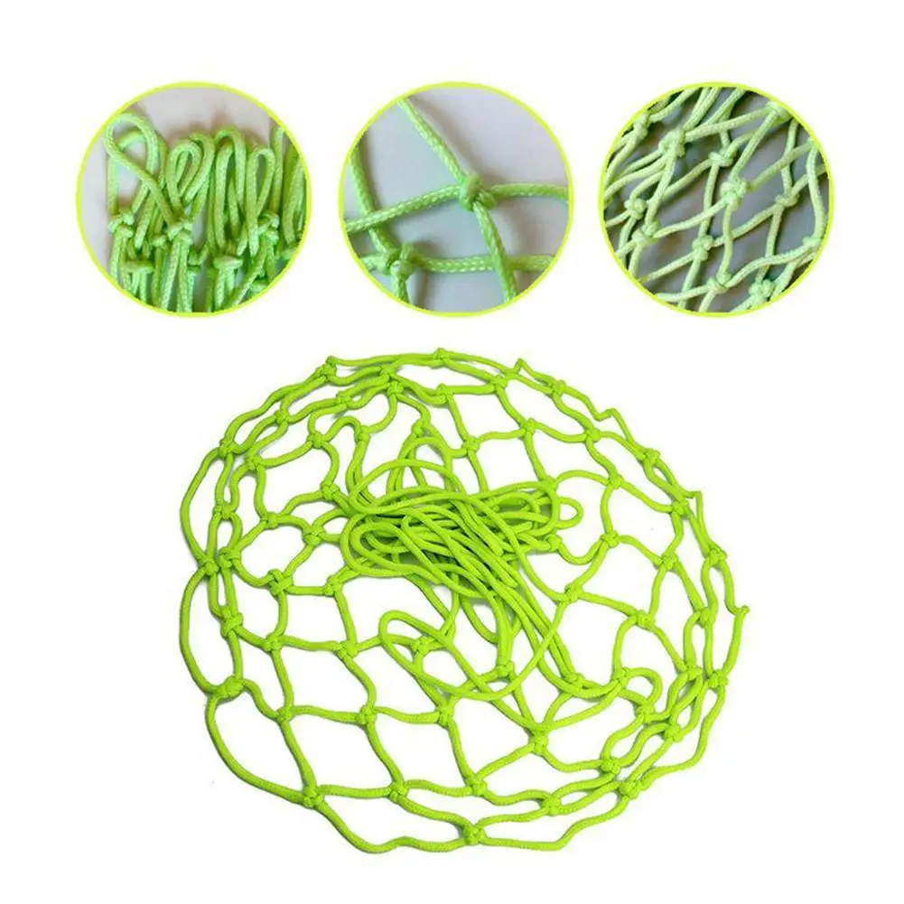 

Green Fluorescent Standard Basketball Net Luminous Sports Sports Outdoor Indoor Basketball Training Net Supplies Night H5F4