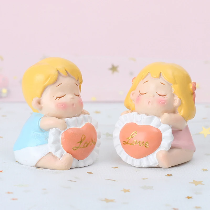 Смола озорная кукла украшения Миниатюрная модель торт автомобиль Интерьер