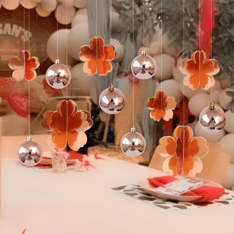 Gift Christmas Balls Home Kitchen Kids Stickers Room Festive Low Price Items New Year 2021 Set Navidad Accessories ZZ50SD | Дом и сад