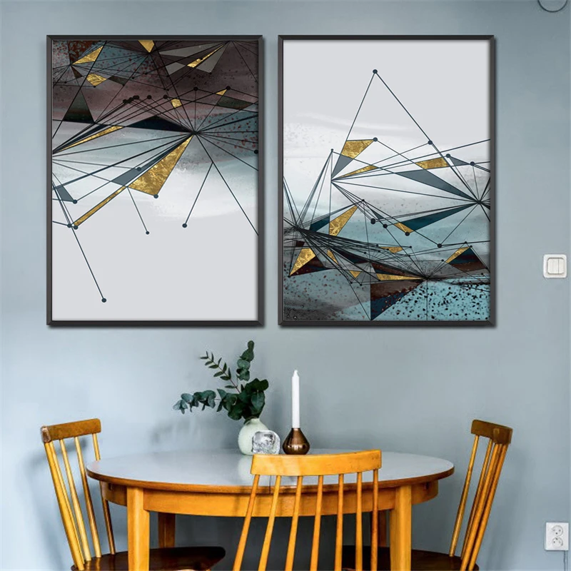 Современная Простота домашний декор холст искусство Скандинавская живопись