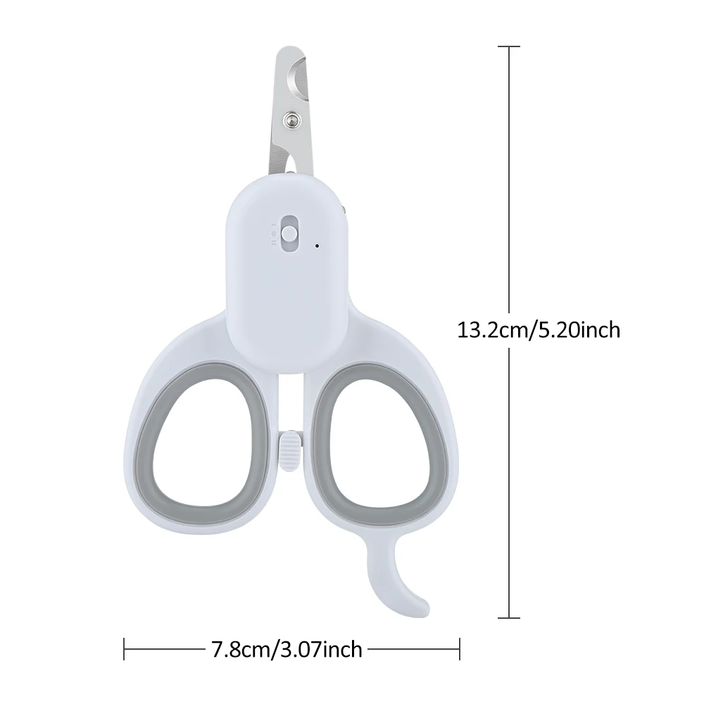 

Professional Pet Nail Clipper Scissors Pet Dog Cat Nail Toe Claw Clippers Scissor LED Light Nail Trimmer for Animals Pet Supply