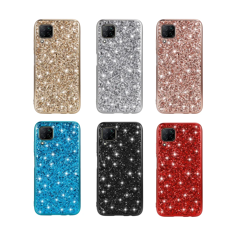 Роскошный брендовый чехол CANDYEIC для Huawei P40lite блестящая задняя крышка P40 Lite