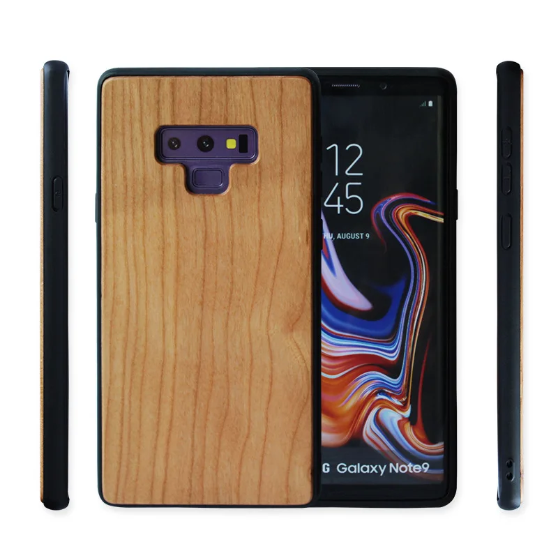 Real Wood Case For Sansung Galaxy S8 S8plus S9 S9plus S10 plus S10lite Note8 Note9 Cover Natural Bamboo Wooden Hard Phone |