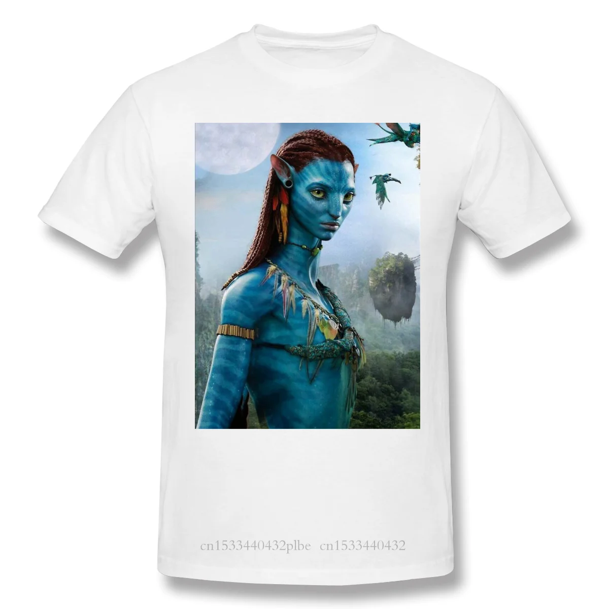 Neytiri/черная футболка с изображением Аватара Кэмерона Джека Салли Sci-Fi экшн-фильм