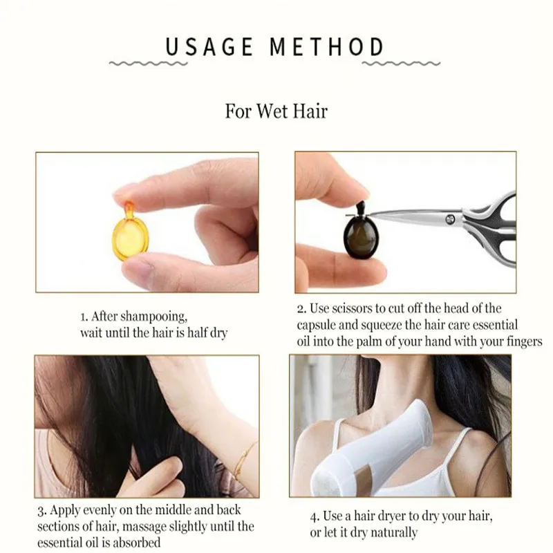 10 шт. кератиновая Сыворотка для восстановления поврежденных волос | Красота и