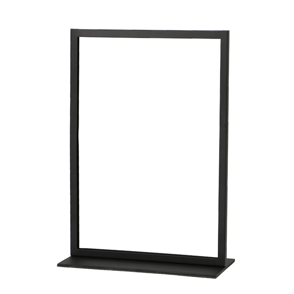 Металлическая Двухсторонняя Настольная рекламная стойка A4 для постера