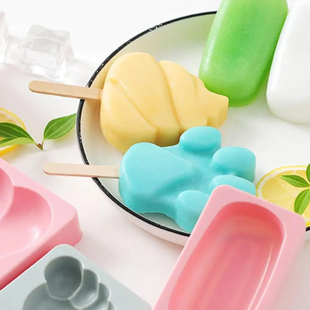 8 Sharps Silicone Molds Icecream Ice-lolly Soap Candle Fondant Moulds Candy Chocolate Clay Cake Decorating Tools Kitchen Diy | Дом и сад
