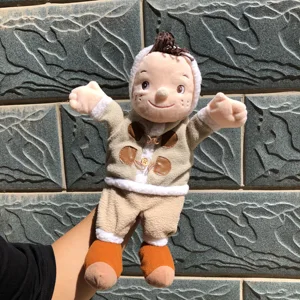 Эскимоская альпинистская одежда 30 см, лыжный костюм, ручная марионетка, мягкая плюшевая милая детская игрушка, ручная история, Ручные куклы для девочек и мальчиков