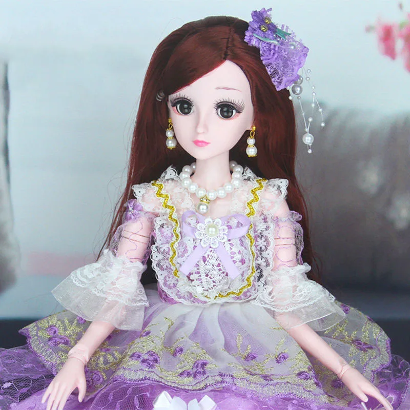 

60cm doll fashion girl doll large original handmade 1/3 doll full set of 18 joint doll girl toy holiday gift