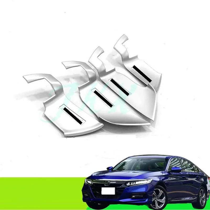 

Fit For Honda Accord 2018-2019 High quality ABS Inner Car Door Handle Bowl Cover Trim Assy 4pcs