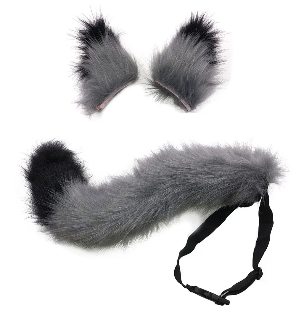 cosplay costume props animal fox tail ears for adult children Halloween carnival Christmas performance party | Тематическая одежда