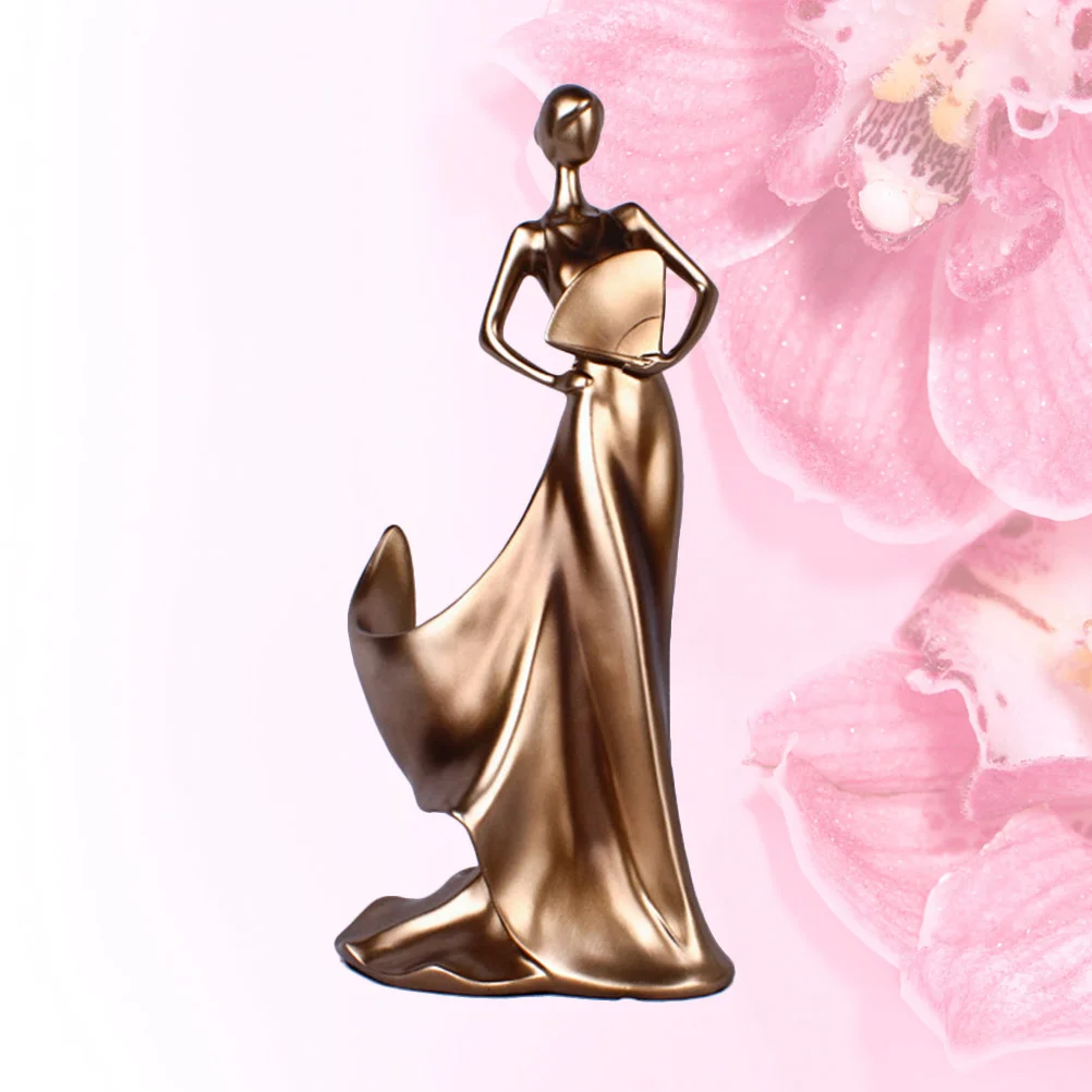 

1 шт. подставка из смолы, веер для творчества, стойка для красивой девушки, декоративная элегантная стойка для дисплея, креативный веер, подс...