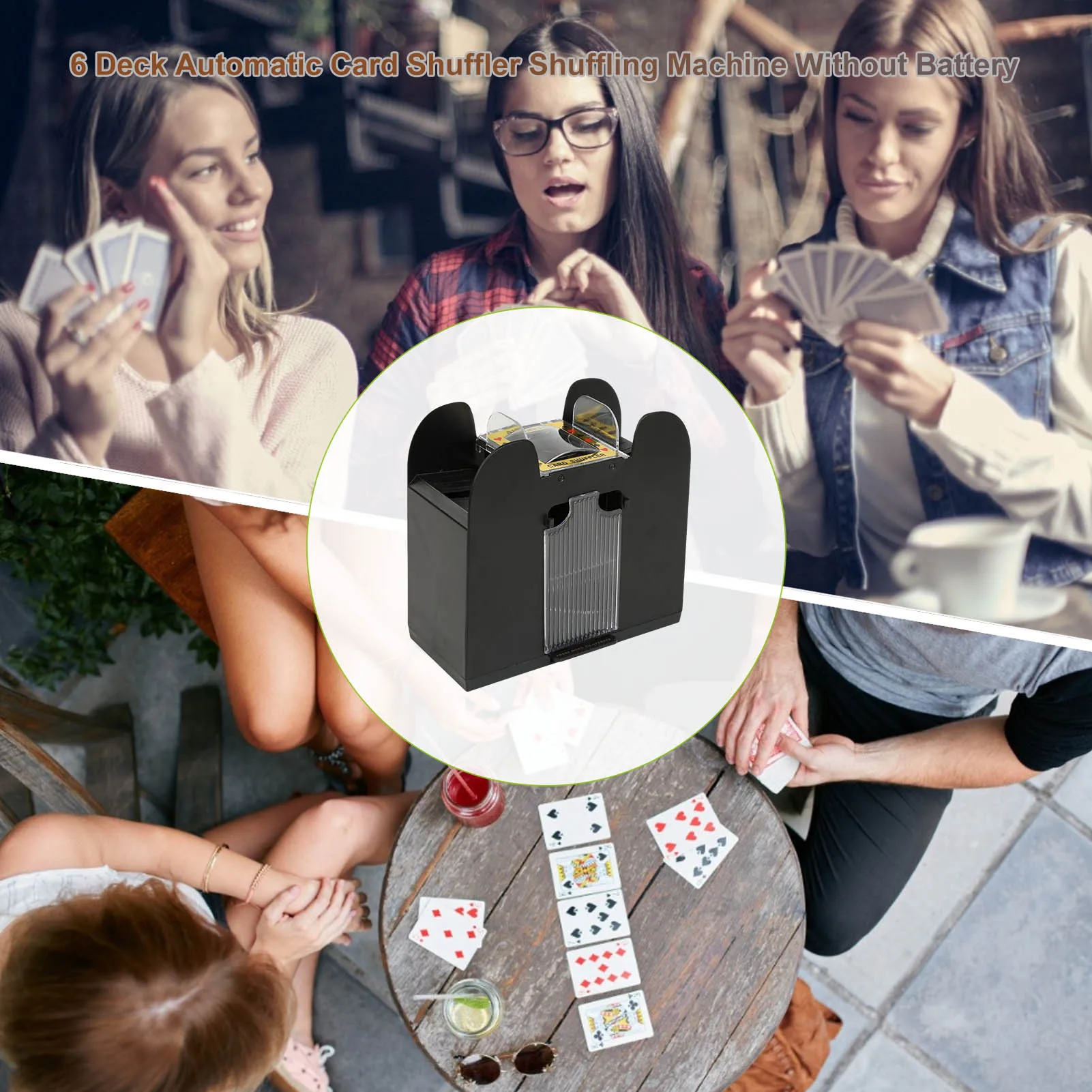 6 палуба тасовальный аппарат Настольная игра игральные карты для покера
