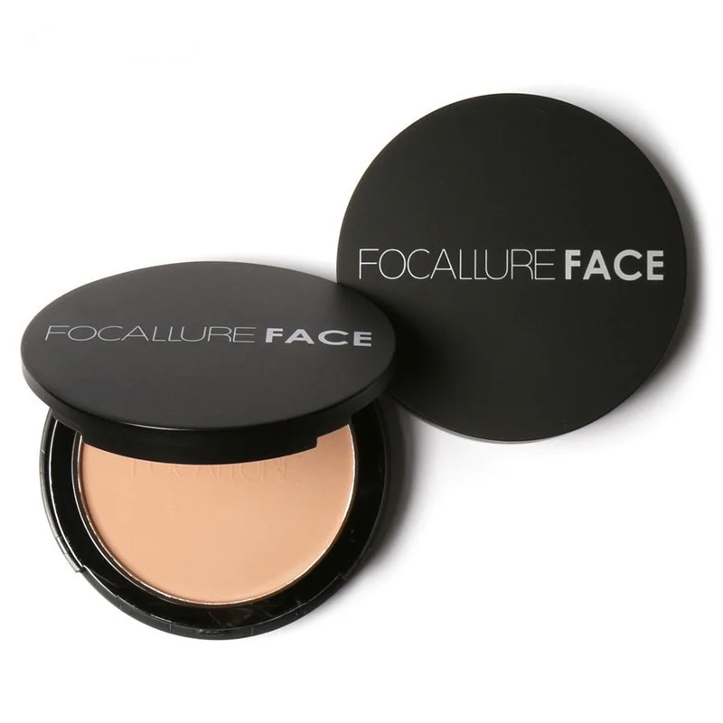 

Mineral Face Pressed Powder Oil Control Natural Foundation Powder 3 Colors Smooth Finish Concealer Setting Powder