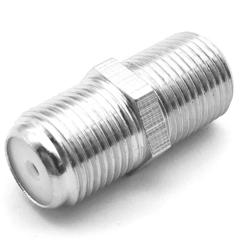 100 шт. F Тип UHF муфта адаптер разъем Женский Jack RG60 RG59 коаксиальный кабель для ТВ