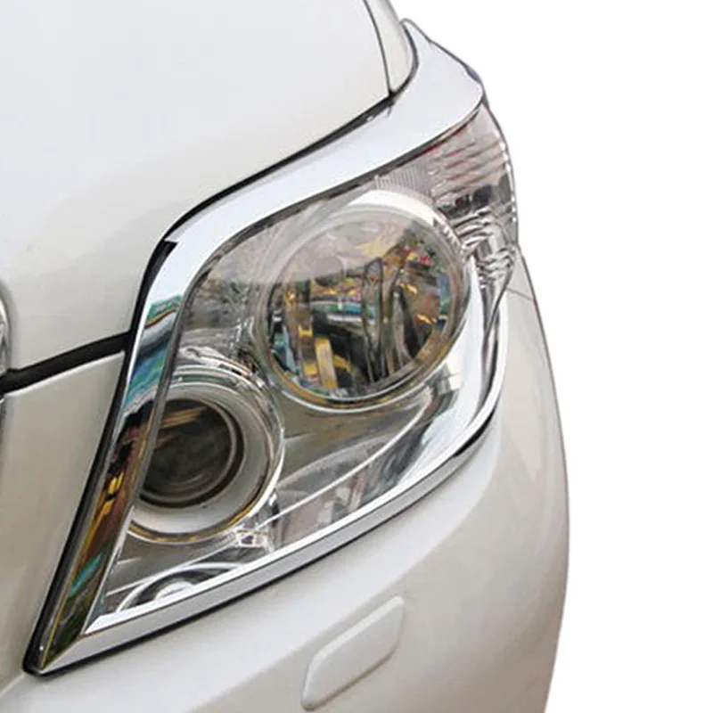 Для Toyota Prado FJ150 FJ 150 2010 2011 2012 2013 ABS хромированный головной светильник накладка на