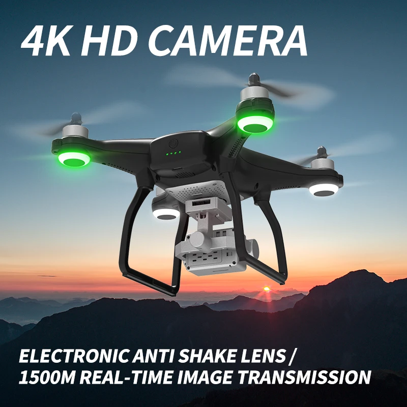 Квадрокоптер X35 с 3 осевым стабилизатором Wi Fi 30 мин. полета|Радиоуправляемые