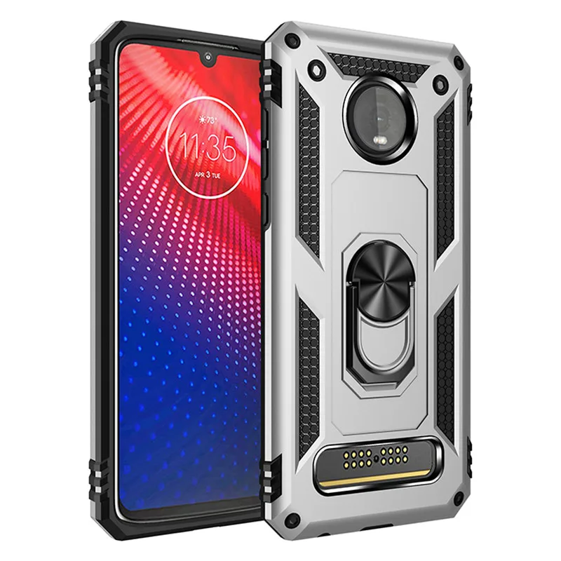 Роскошный сверхпрочный противоударный чехол для телефона Motorola Moto G7 Plus Power Play E6
