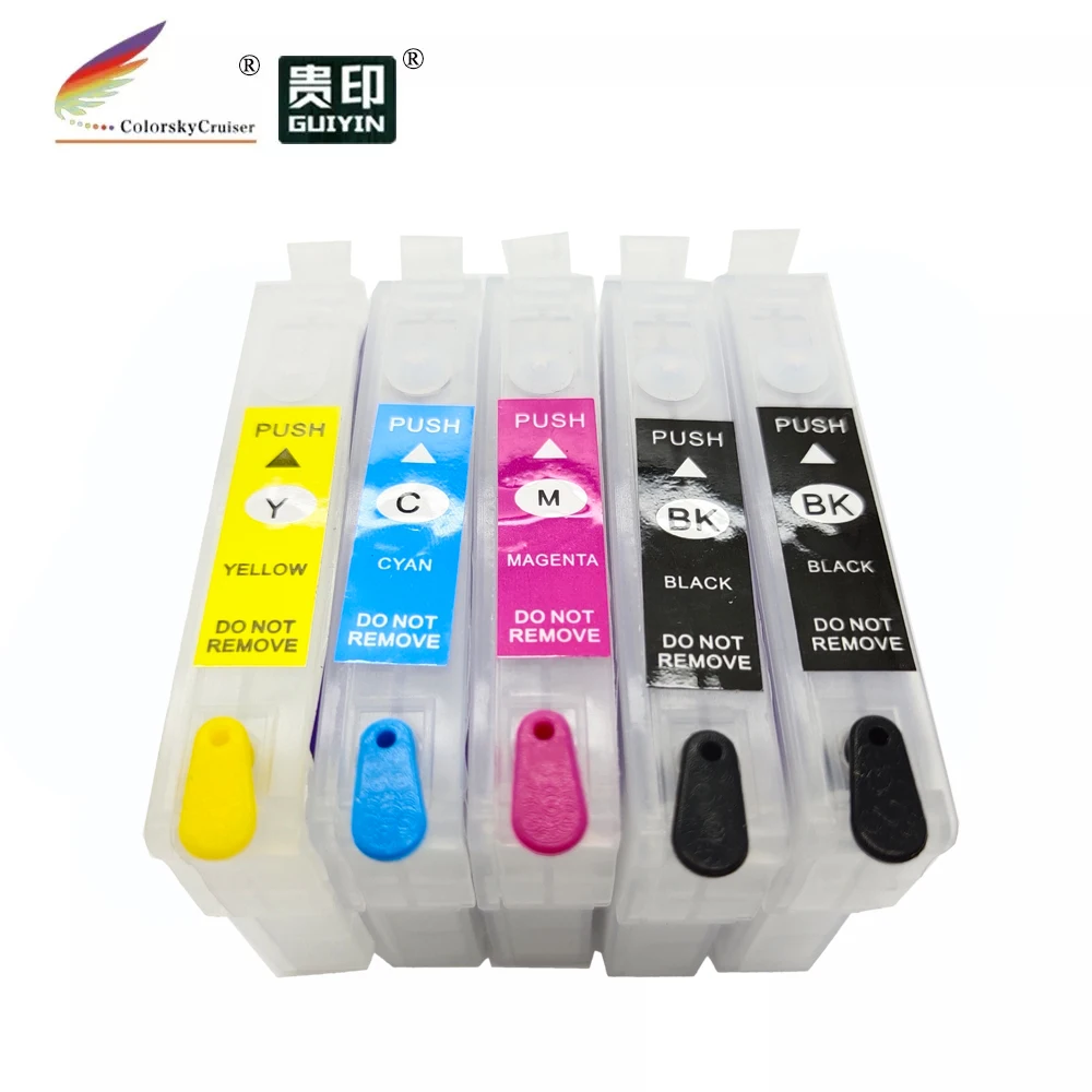 (RCE-681-681-694) многоразовый чернильный картридж для Epson 68 69 Stylus CX9400FAX C120 bk/c/m/y |