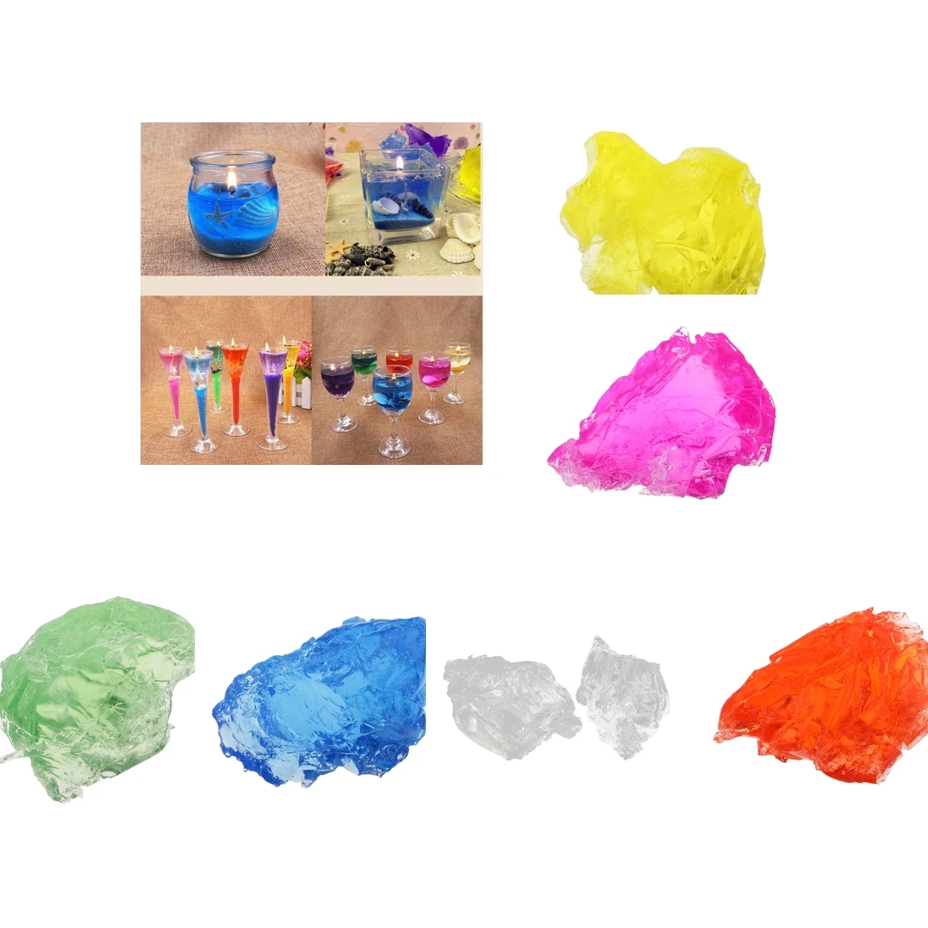 500 г прозрачный гелевый воск для изготовления свечей высококачественные