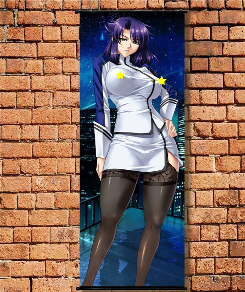 Аниме тайманин асаги ткань плакат стены прокрутки картина длинные 105x40 см | Дом и