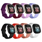 Силиконовый ремешок для умных часов Fitbit Versa 3, сменный Браслет для часов, ремешок для часов Fitbit Sense Карлос Корреа аксессуары