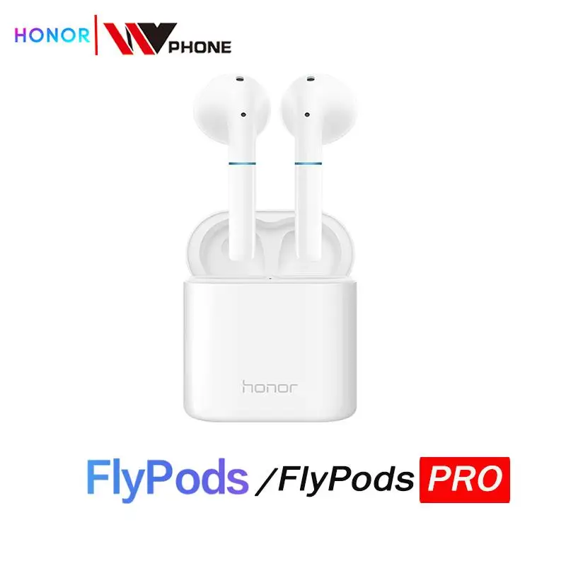 Honor Flypods/flypods pro Беспроводные сенсорные водонепроницаемые динамические наушники с управлением беспроводным зарядным устройством Bluetooth 5,0