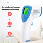 Бесконтактный инфракрасный термометр для тела, цифровой термометр для взрослых, цифровой лазерный ИК-пистолет для измерения температуры 2021