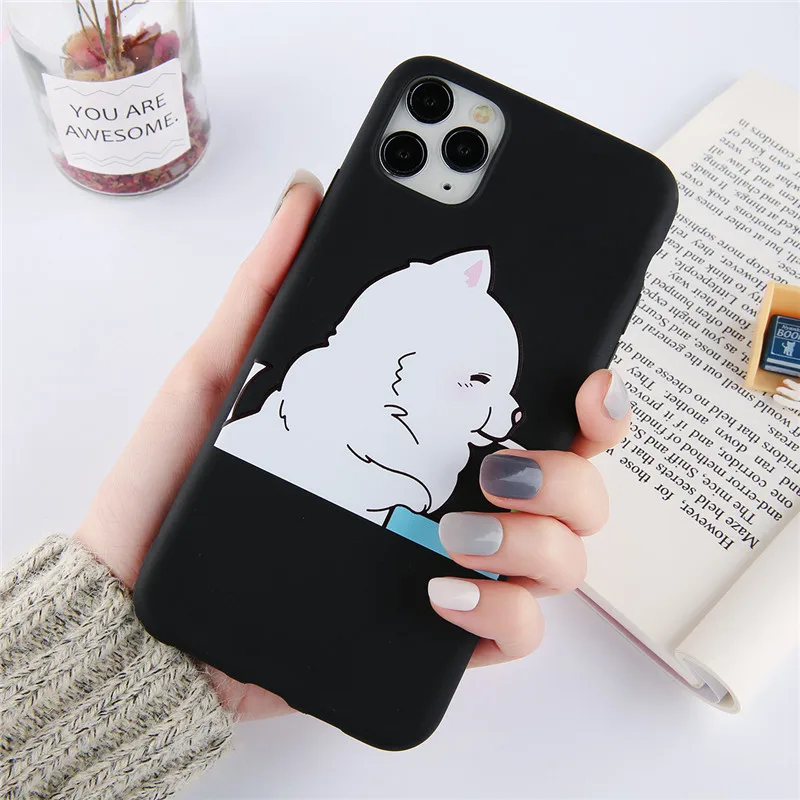 Чехол для телефона USLION Leon Uncle Girl для iPhone 11, 7, 8 Plus, X, XR, XS, Max, классный мультяшный чехол s для iPhone 6, 6S Plus, мягкий силиконовый чехол - Цвет: AC8942