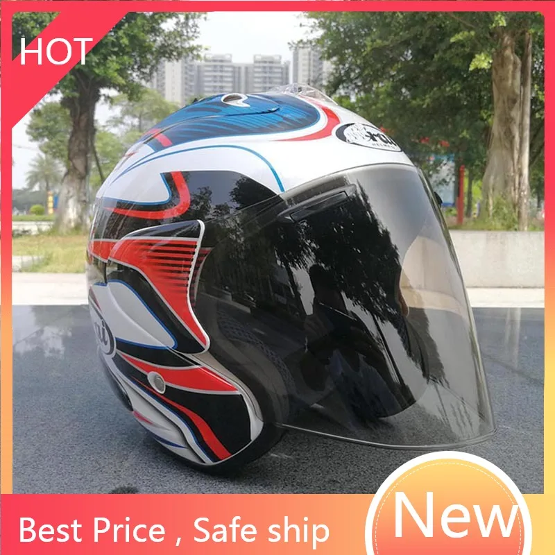 

Бесплатная доставка, мотоциклетный шлем, летние синие полушлемы, мотоциклетный шлем, мотоциклетный шлем