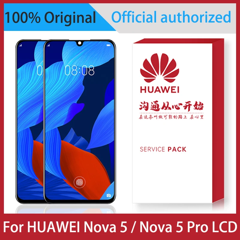 Оригинальный дисплей 6 39 ''для Huawei Nova 5 / Pro ЖК с сенсорным экраном и дигитайзером