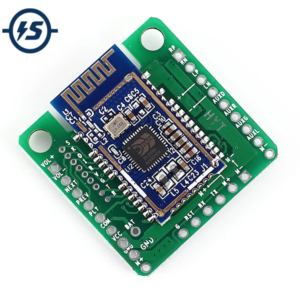 BK3266 Bluetooth усилитель мощности стерео плата 5 0 Вт + поддержка AUX аудио при смене